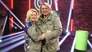 Ewa Kasprzyk i Michał Kozerski w programie "Power Couple"