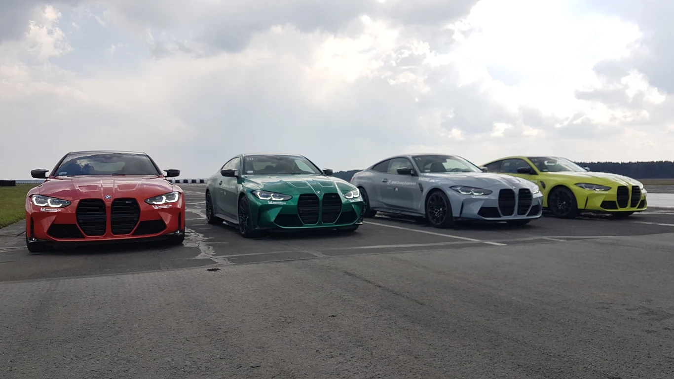 BMW M3, M4 i M5 na Silesia Ring