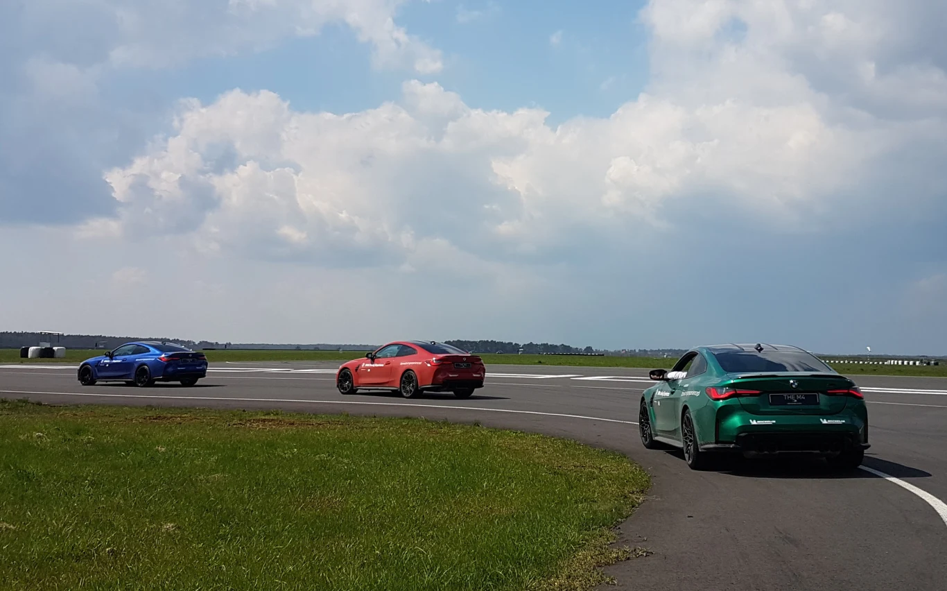BMW M3, M4 i M5 na Silesia Ring