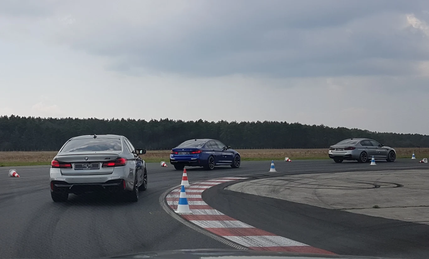 BMW M3, M4 i M5 na Silesia Ring