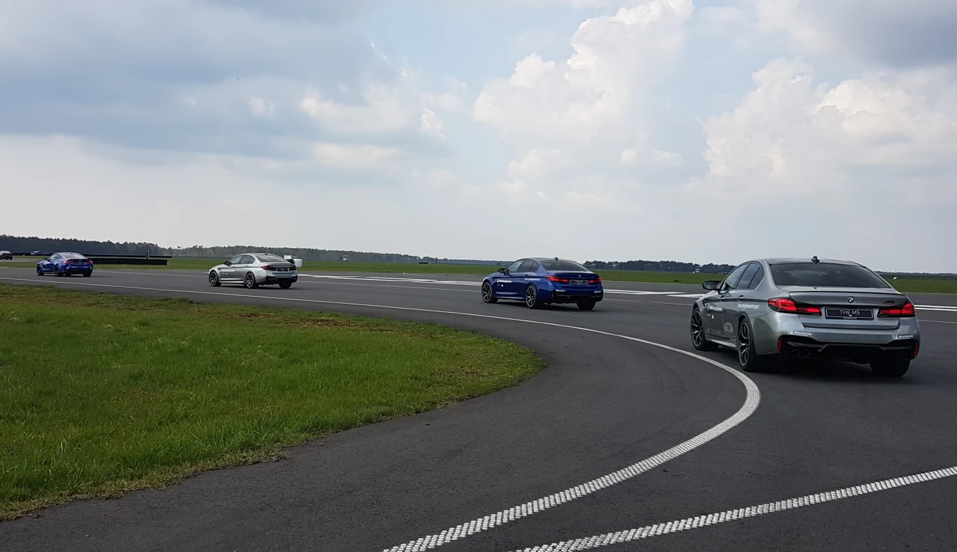 BMW M3, M4 i M5 na Silesia Ring