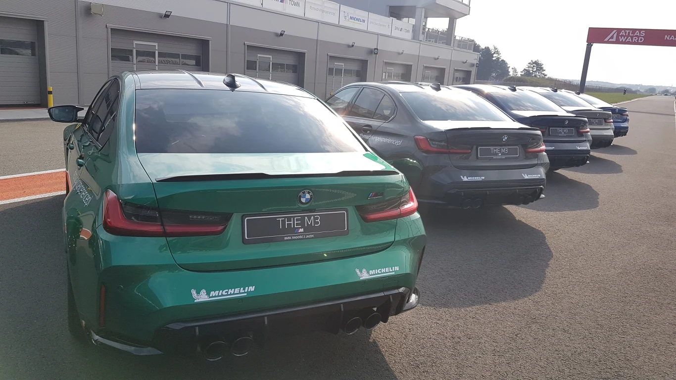 BMW M3, M4 i M5 na Silesia Ring