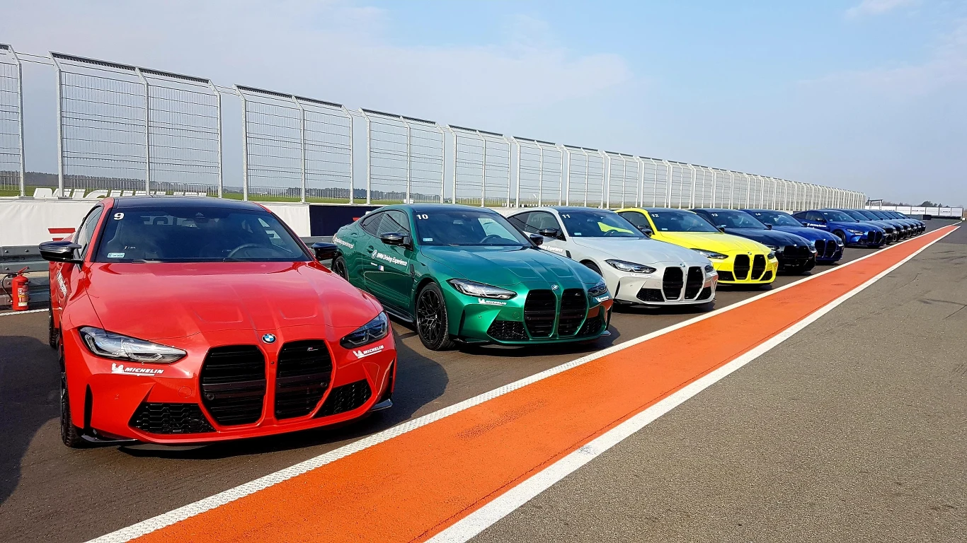 BMW M3, M4 i M5 na Silesia Ring