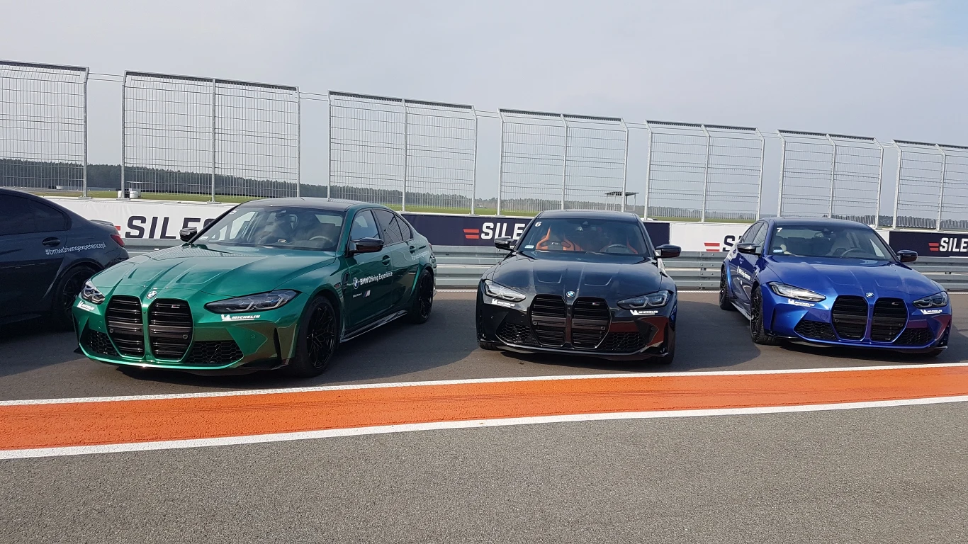 BMW M3, M4 i M5 na Silesia Ring