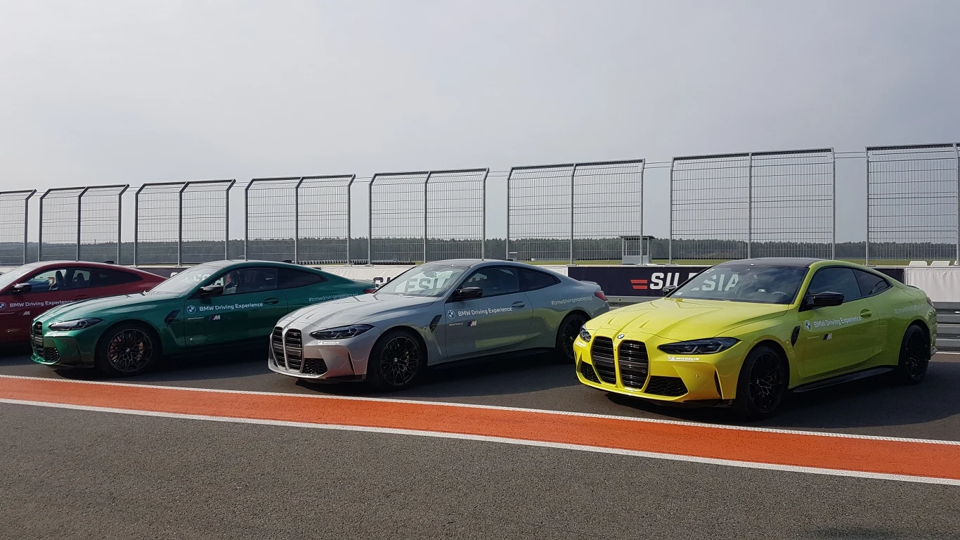BMW M3, M4 i M5 na Silesia Ring