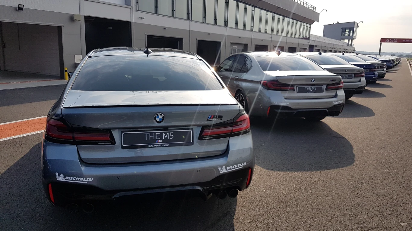 BMW M3, M4 i M5 na Silesia Ring