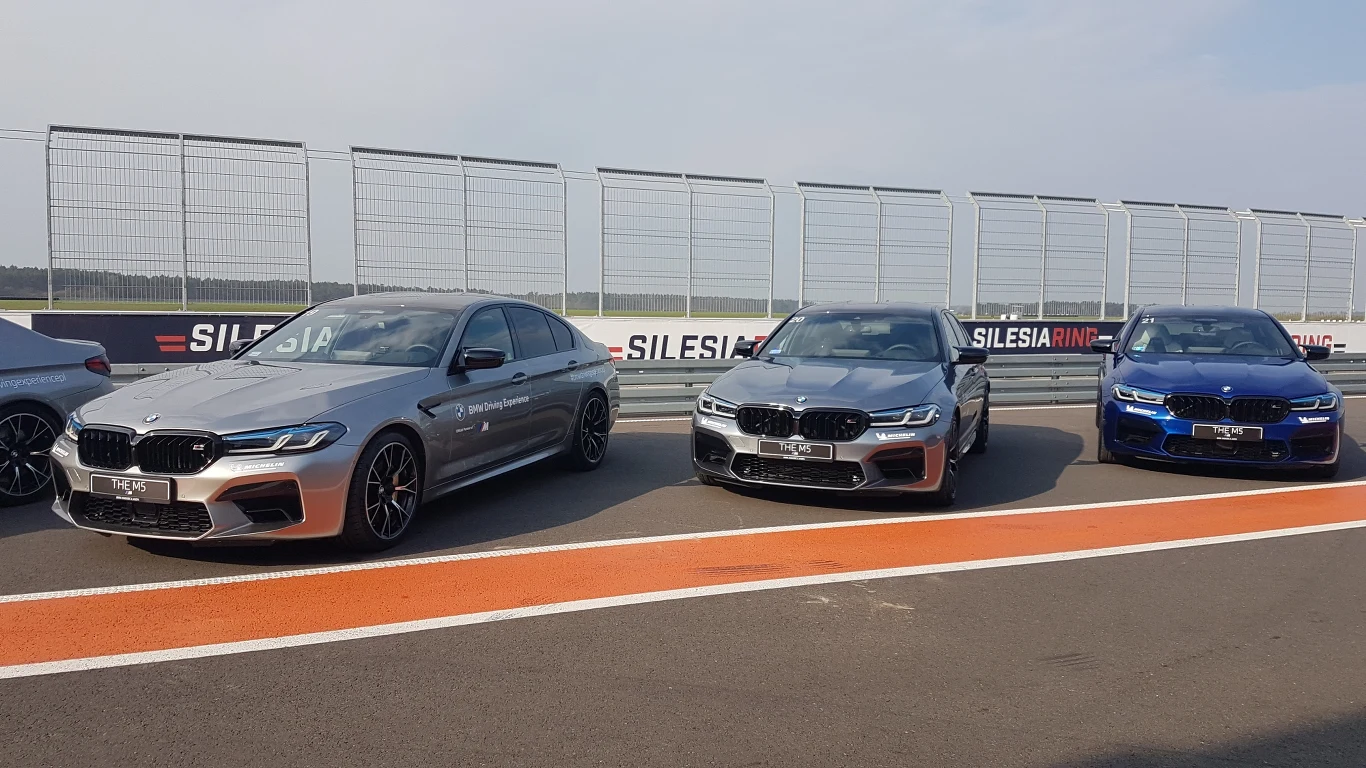BMW M3, M4 i M5 na Silesia Ring