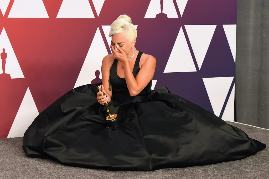 Lady Gaga podczas gali oscarowej