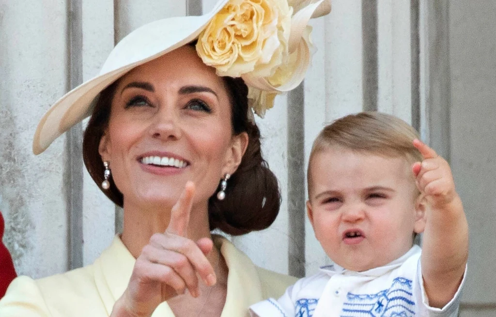 Księżna Kate i książę Louis