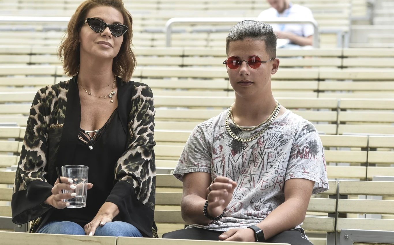 Edyta Górniak z synem Edyta Górniak z synem
