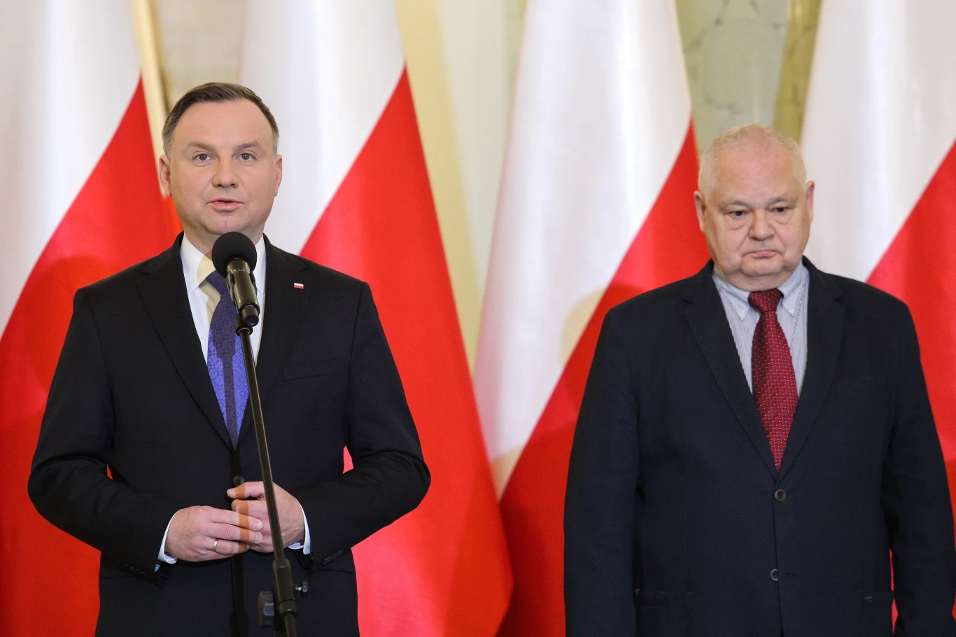Prezydent Andrzej Duda (L) i Adam Glapiński, prezes NBP (P) Prezydent Andrzej Duda (L) i Adam Glapiński, prezes NBP (P)