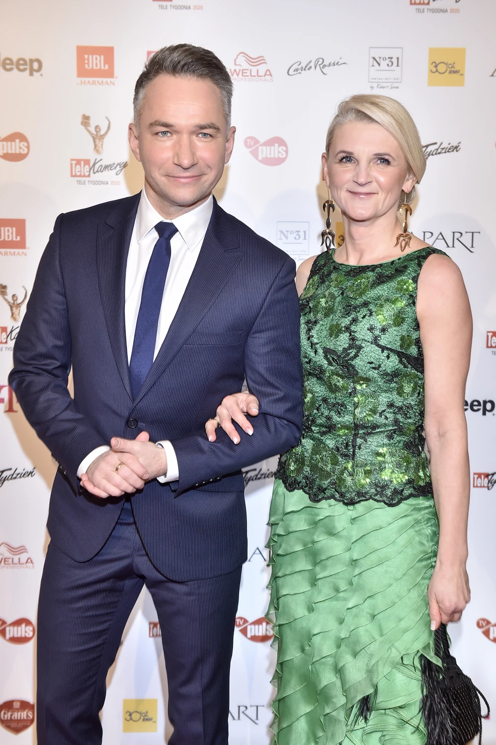 Rafał Patyra z żoną Rafał Patyra z żoną