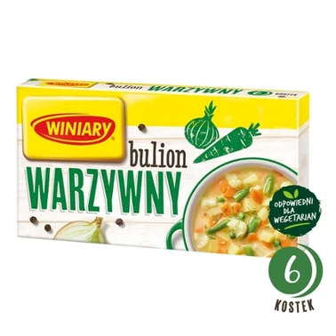 Winiary Bulion warzywny 60 g (6 sztuk) - 0