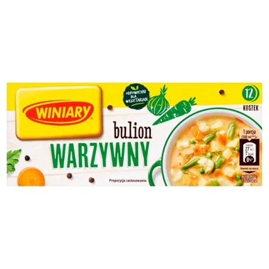 Winiary Bulion warzywny 120 g (12 sztuk) - 1