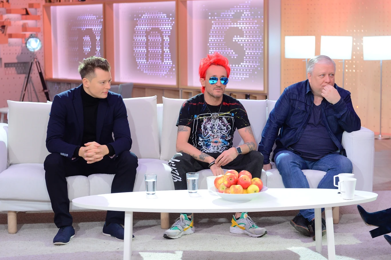 Rafał Brzozowski, Michał Wiśniewski i Marek Sierocki w 2016 r.