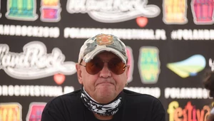 Jurek Owsiak podczas Pol'and'Rock Festival 2019 w Kostrzynie nad Odrą