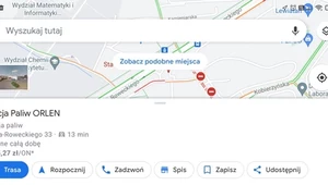 Mapy Google pokażą aktualne ceny paliw na stacjach