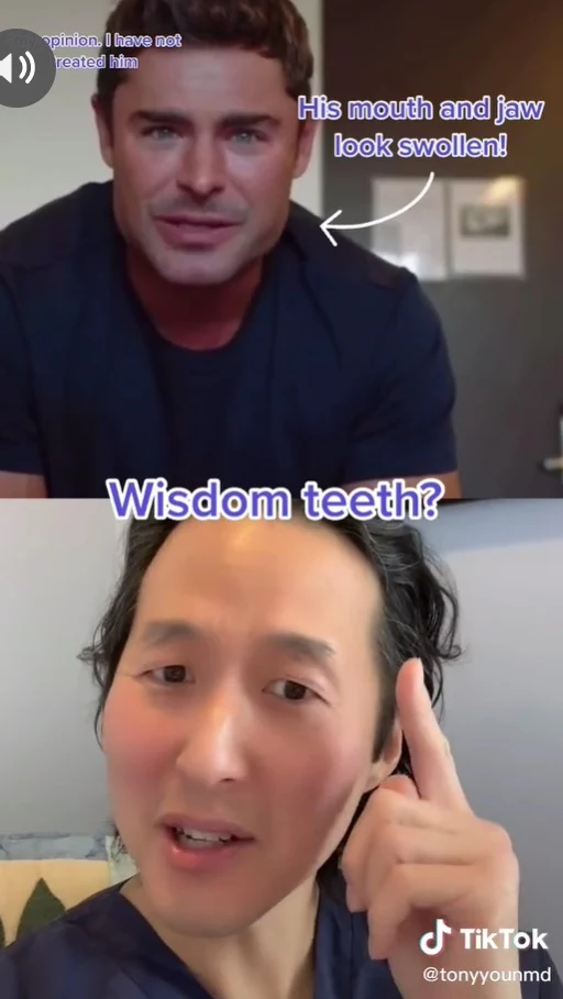 Screen z TikToka Anthonego Youna Screen z TikToka Anthonego Youna