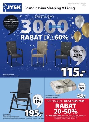 Rabat do 60% w Jysk!