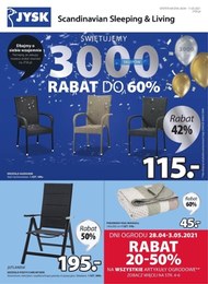 Rabat do 60% w Jysk!