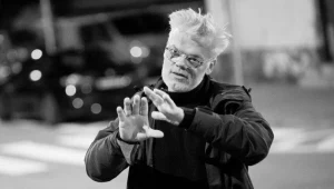 Arni Olafur Asgeirsson na planie filmu "Wolka"