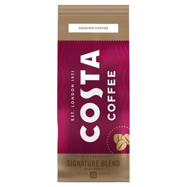 COSTA COFFEE Signature Blend Dark Roast Kawa palona mielona 200 g - 3