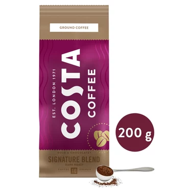 COSTA COFFEE Signature Blend Dark Roast Kawa palona mielona 200 g - 2