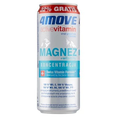 4Move Active Vitamin Gazowany napój smak cytrusów 330 ml - 13