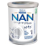 NAN OPTIPRO Plus 1 HMO Mleko początkowe dla niemowląt od urodzenia 800 g