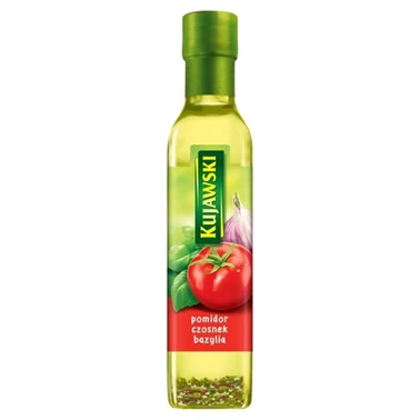 Kujawski Olej rzepakowy z pierwszego tłoczenia z pomidorami czosnkiem i bazylią 250 ml - 1