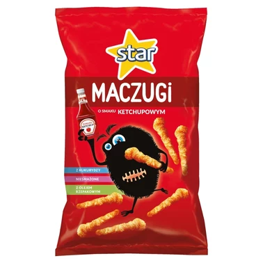 Star Maczugi Chrupki kukurydziane o smaku ketchup 80 g - 2