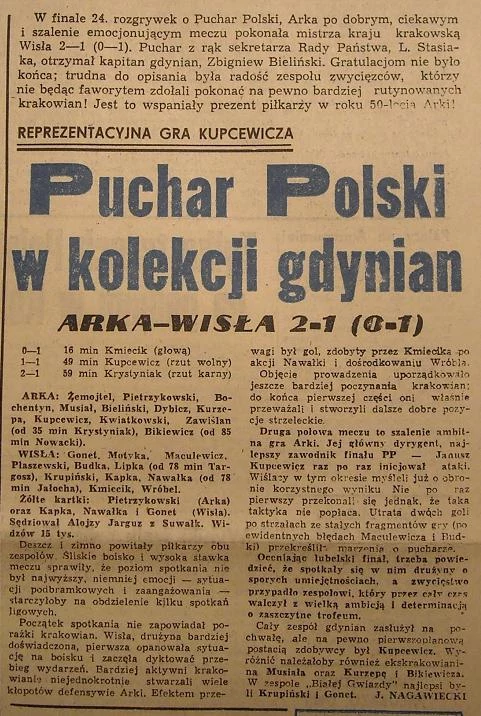 "Tempo" z 10.05.1979 r. - Historia Wisły "Tempo" z 10.05.1979 r. - Historia Wisły