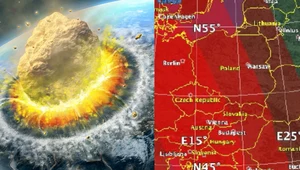 Symulacja NASA: W Ziemię uderzy planetoida  - Polska w polu rażenia