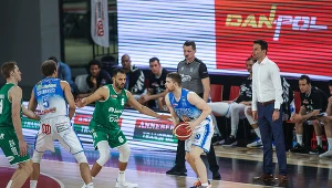 Koszykówka. Energa Basket Liga. Zastal Enea BC Zielona Góra przegrał z Arged BMSlam Stal Ostrów Wielkopolski