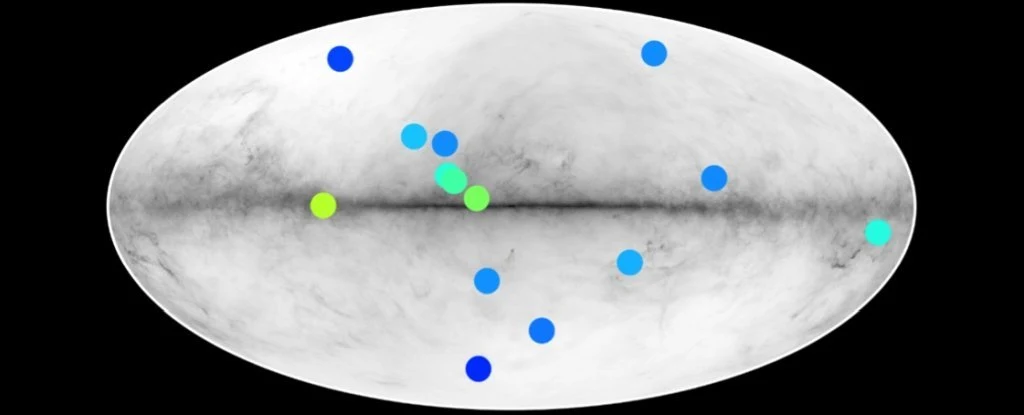 14 źródeł promieniowania gamma - 14 potencjalnych antygwiazd 14 źródeł promieniowania gamma - 14 potencjalnych antygwiazd