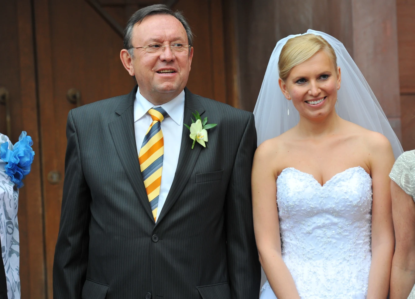 Zbigniew Buczkowski na ślubie swojej córki Zbigniew Buczkowski na ślubie swojej córki