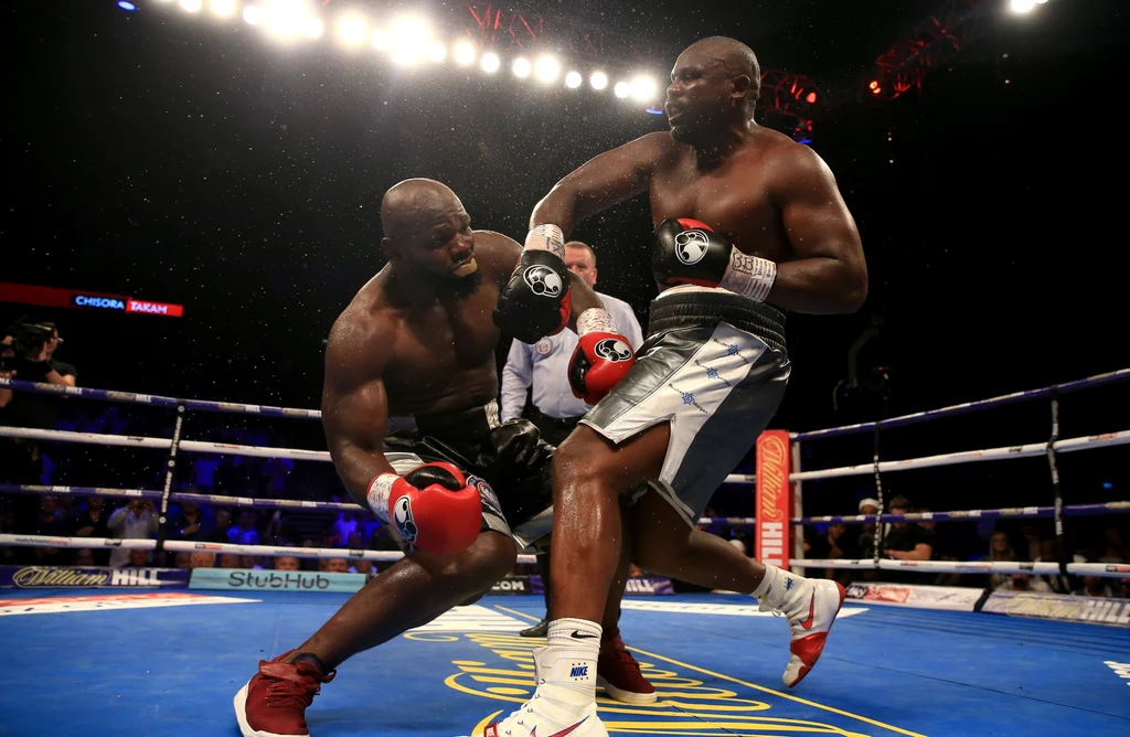 Dereck Chisora (z prawej) Dereck Chisora (z prawej)
