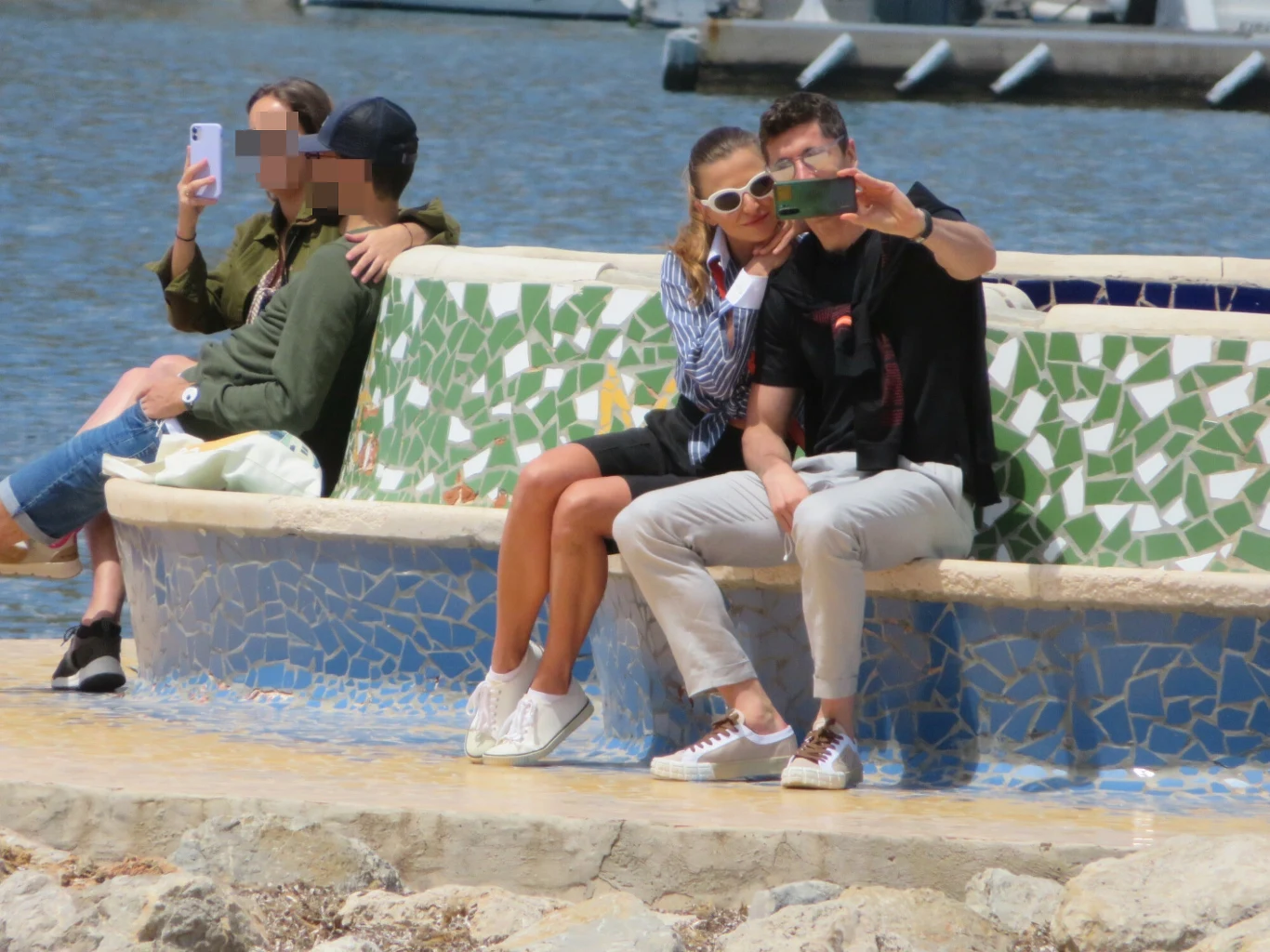 Anna i Robert Lewandowscy na Majorce