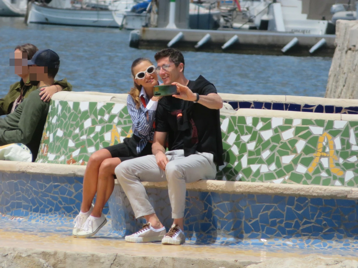 Anna i Robert Lewandowscy na Majorce