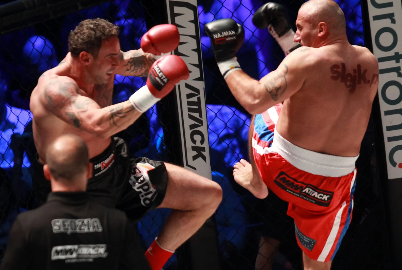 Marcin Najman w pojedynku z Przemysławem Saletą