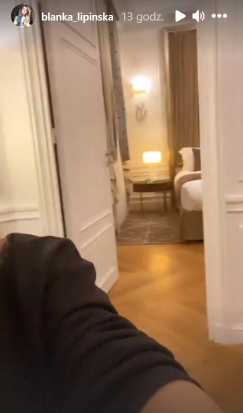 Screenshot z Instagrama @blanka_lipinska 