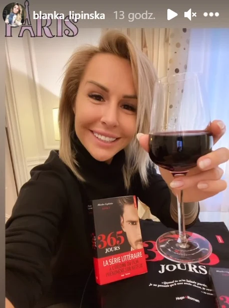Screenshot z Instagrama @blanka_lipinska Screenshot z Instagrama @blanka_lipinska
