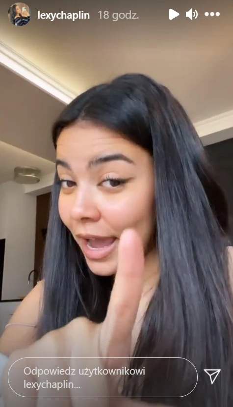 Screenshot z Instagrama @lexychaplin Screenshot z Instagrama @lexychaplin