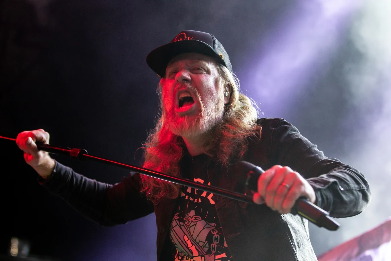 Tomas Lindberg (At The Gates) w akcji Tomas Lindberg (At The Gates) w akcji