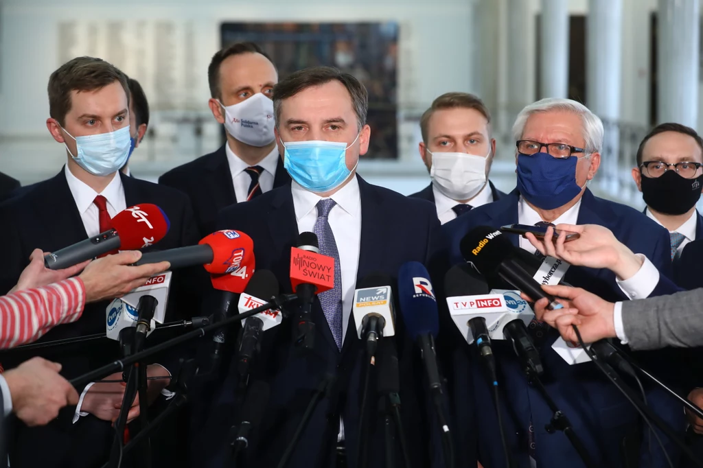 Konferencja prasowa Solidarnej Polski Konferencja prasowa Solidarnej Polski