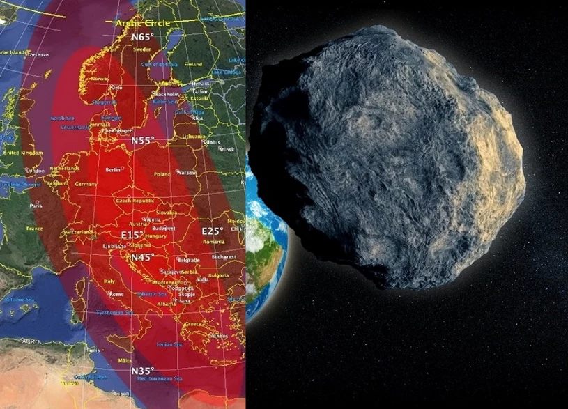 Symulacja NASA nie zakończyła się korzystnie dla naszej części Europy