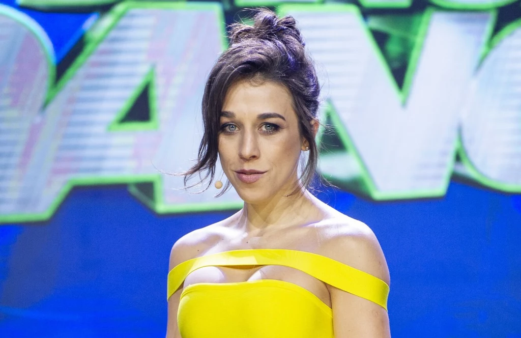 Joanna Jędrzejczyk na planie "Dance dance dance" w marcu 2021 roku 