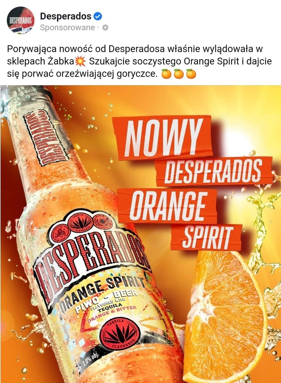 Desperados Orange Spirit