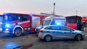 Miejsce śmiertelnego ataku nożem w Brzezinach