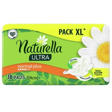 Naturella Ultra Normal Plus Rozmiar 2 Podpaski ze skrzydełkami × 18 - 5